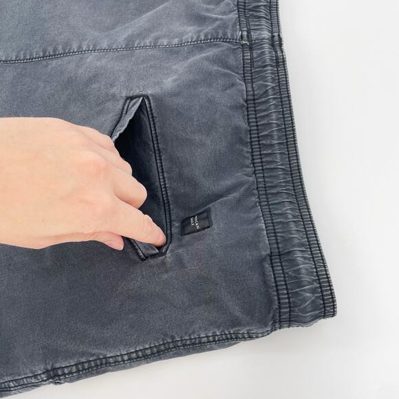 American Eagle Flex Trekker Short Large Black Drawstring Pockets Casual Gray - Picture 7 of 7